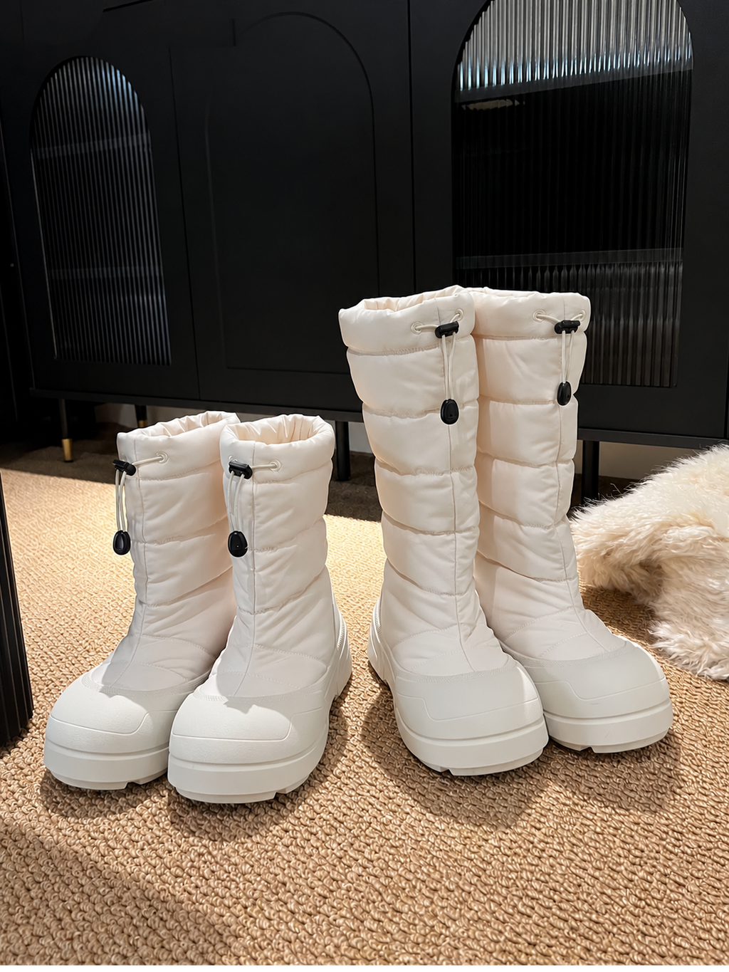 Fleece Lined Platform Boots OLA072
