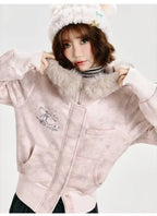 フェイクファーフードスウェット    OL1893