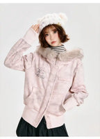 フェイクファーフードスウェット    OL1893