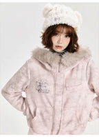 フェイクファーフードスウェット    OL1893