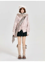 フェイクファーフードスウェット    OL1893