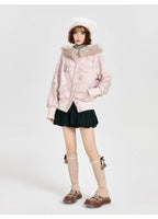 フェイクファーフードスウェット    OL1893