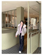 Relaxed Halter V-Neck Knit    OL1921