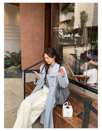 Relaxed Halter V-Neck Knit    OL1921