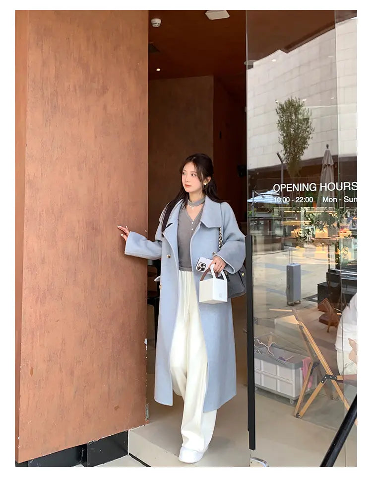 Relaxed Halter V-Neck Knit    OL1921