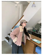 Relaxed Halter V-Neck Knit    OL1921