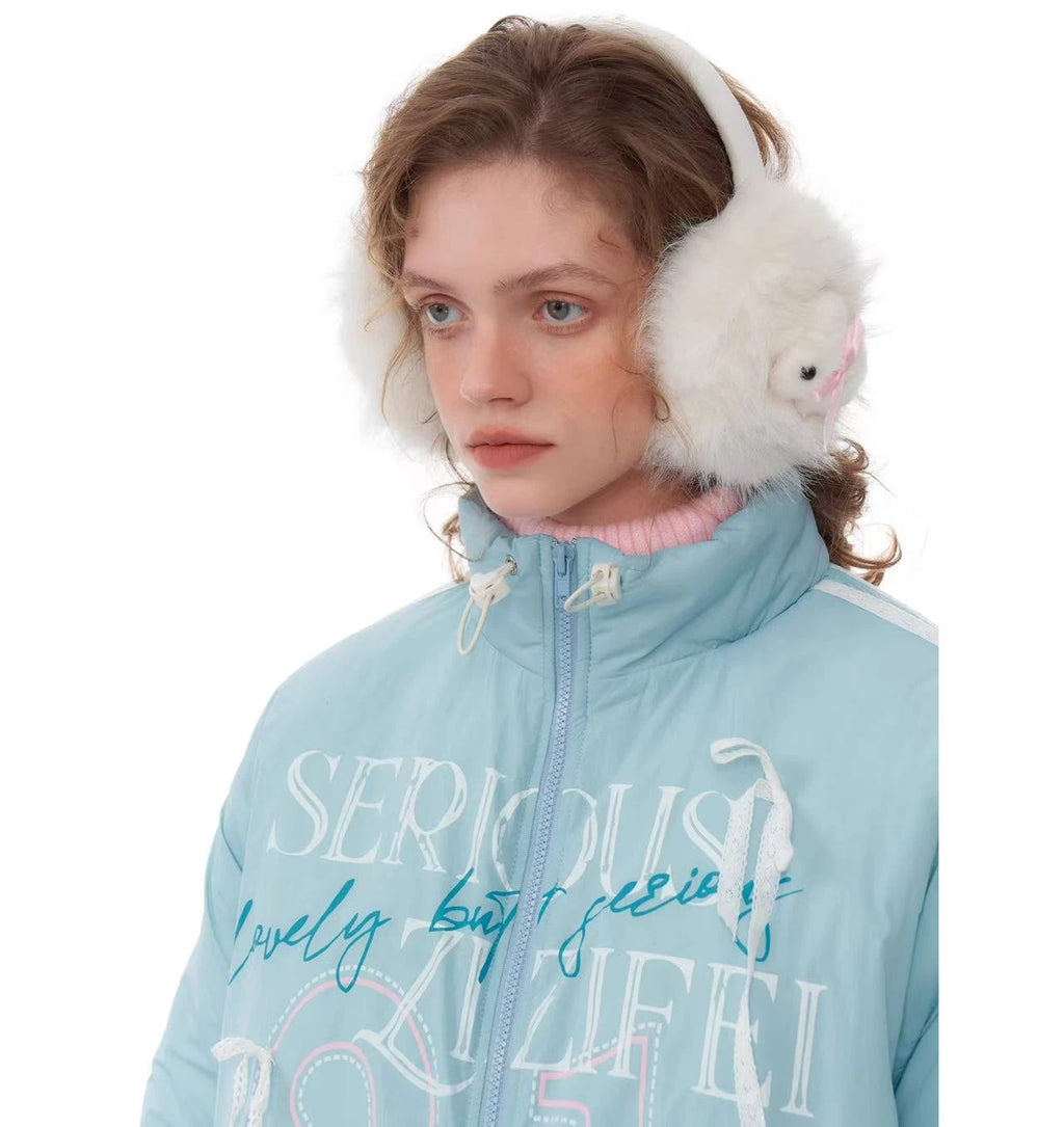 Warm Blue Padded Jacket    OL1924