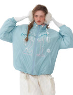 Warm Blue Padded Jacket    OL1924