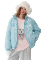 Warm Blue Padded Jacket    OL1924