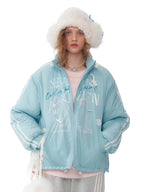 Warm Blue Padded Jacket    OL1924