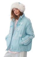 Warm Blue Padded Jacket    OL1924