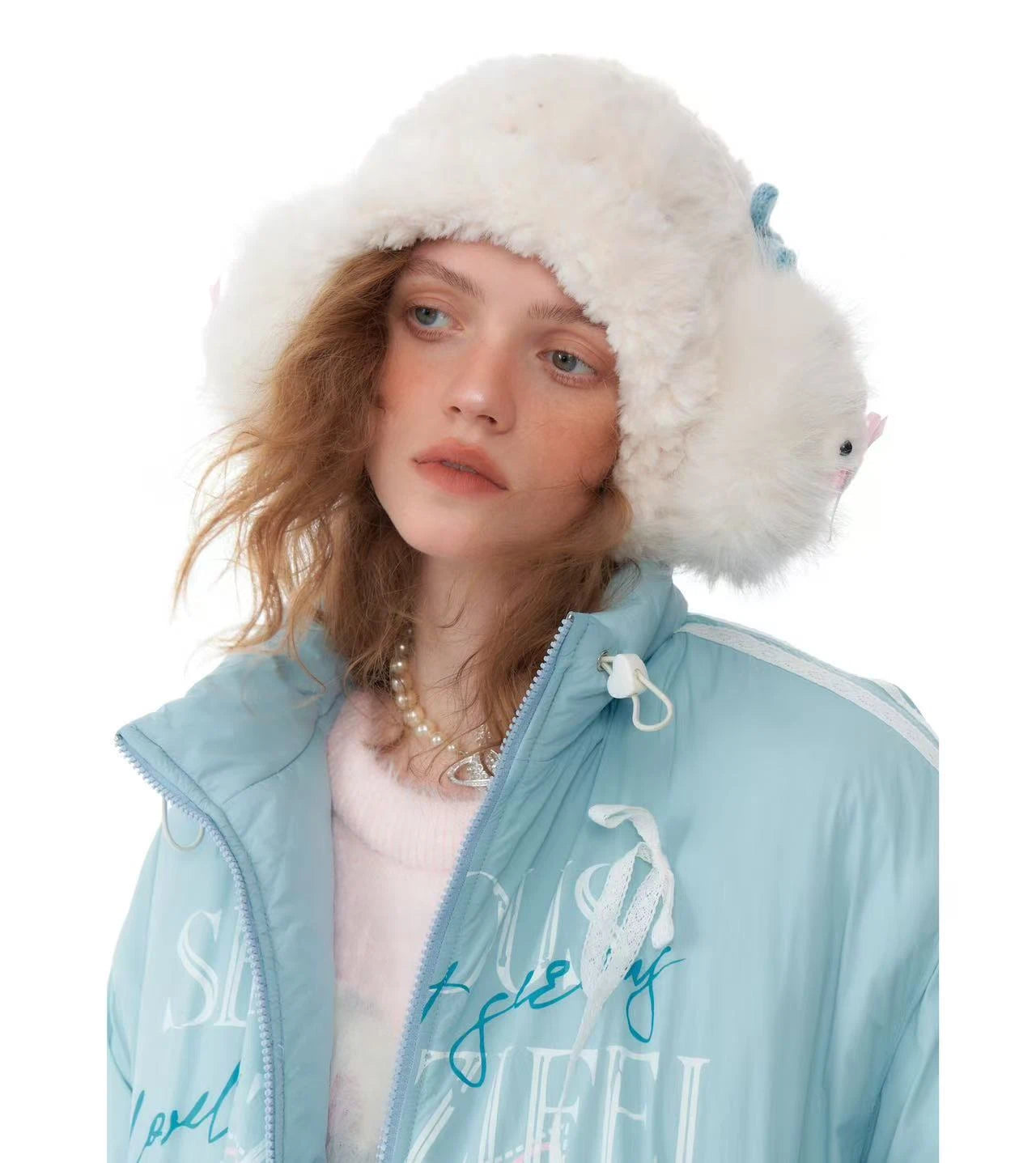 Warm Blue Padded Jacket    OL1924