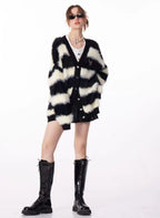 Soft Border Knit Cardigan    OL1927