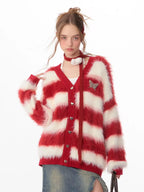 Soft Border Knit Cardigan    OL1927