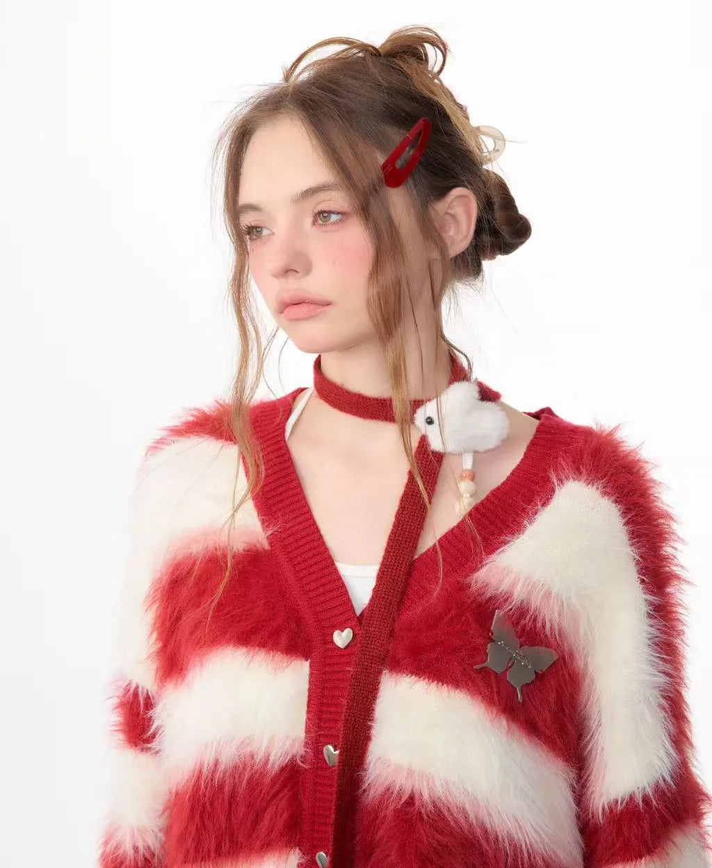 Soft Border Knit Cardigan    OL1927