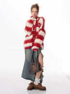 Soft Border Knit Cardigan    OL1927