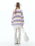 Soft Border Knit Cardigan    OL1927