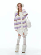 Soft Border Knit Cardigan    OL1927