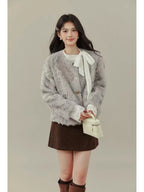 Faux Shearling Coat    OL1932