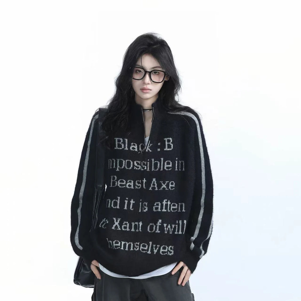 Relaxed High-Street Zip Cardigan    OL1945