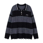 Contrast Hem Street Polo Knit    OL1946