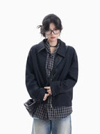 High Street Layered Zip-Up Jacket    OL1954