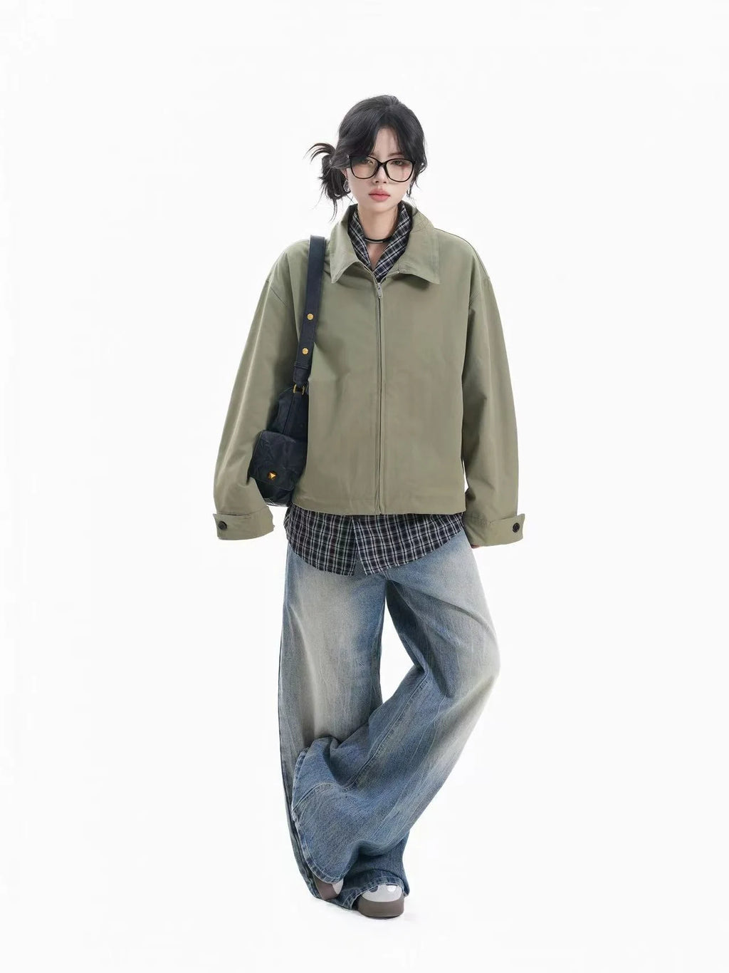 High Street Layered Zip-Up Jacket    OL1954