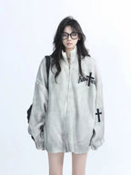 Faux Layered Fur Collar Jacket  OL1963