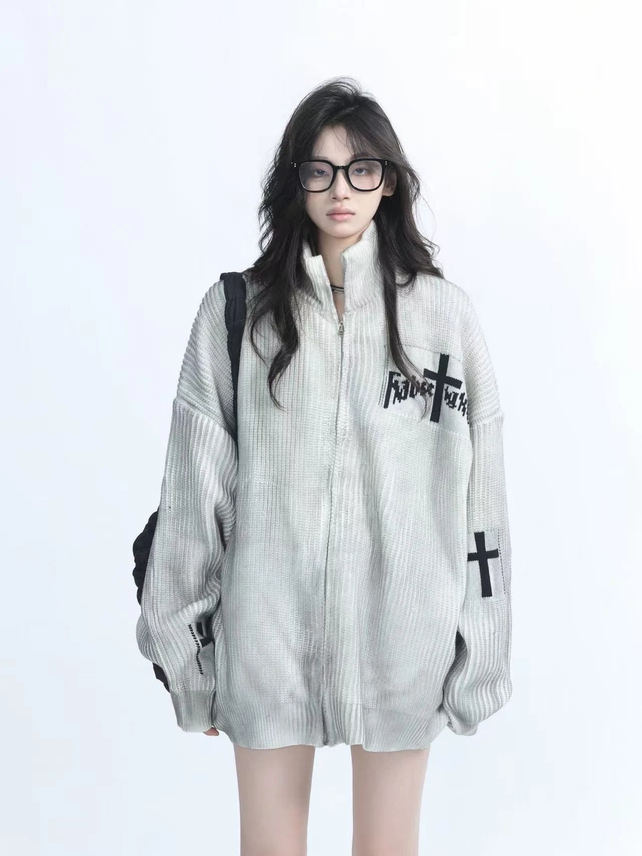 Faux Layered Fur Collar Jacket  OL1963