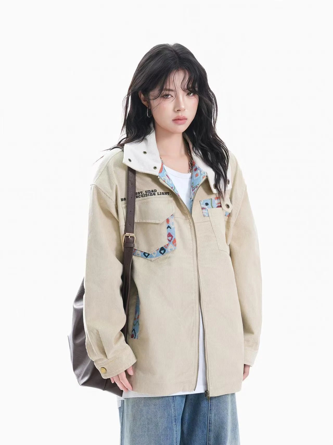 Vintage Patchwork Oversized Jacket   OL1965