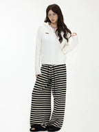 Bear-Ear Knit Hooded Cardigan   OL1981