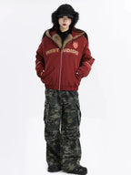 Oversized Plush Hooded Puffer   OL1975