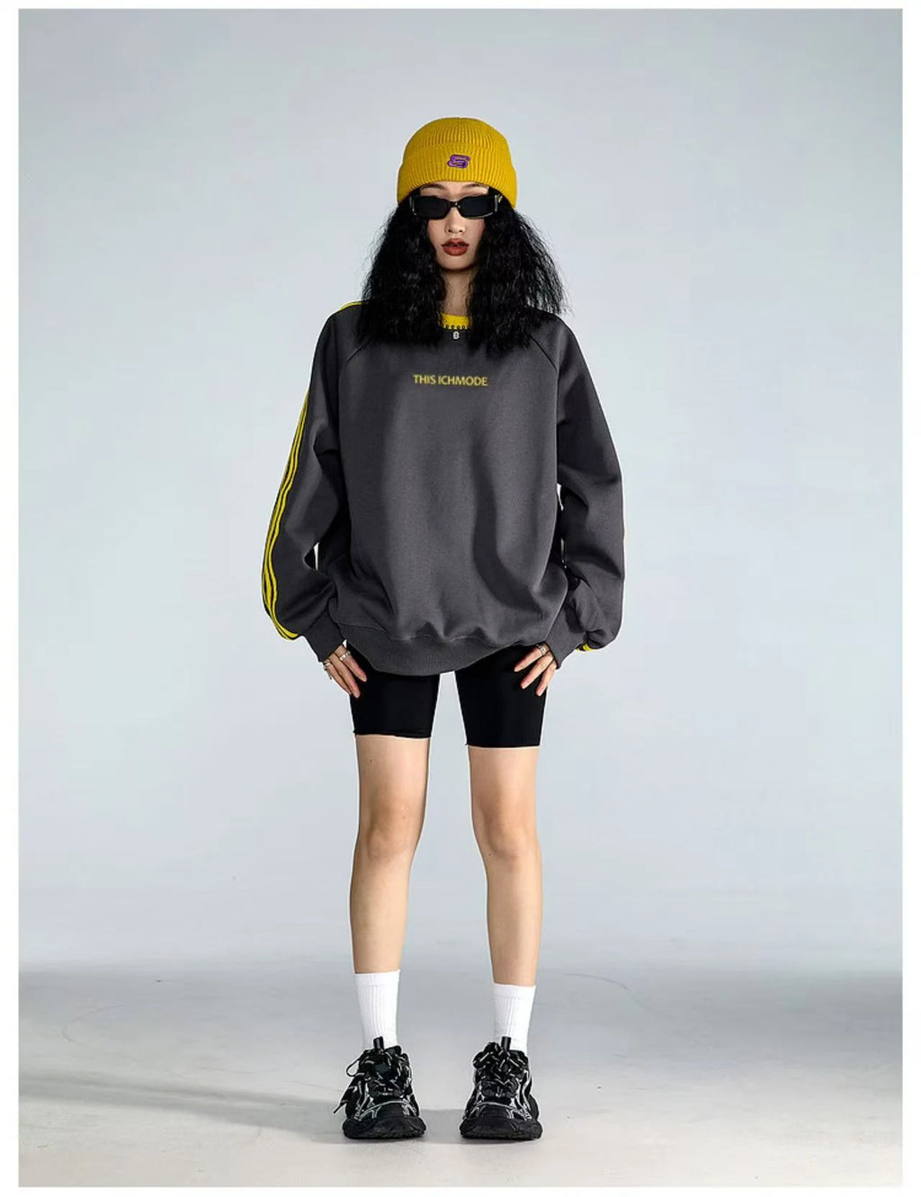 Vintage Stripe Relaxed Sweatshirt   OL1985