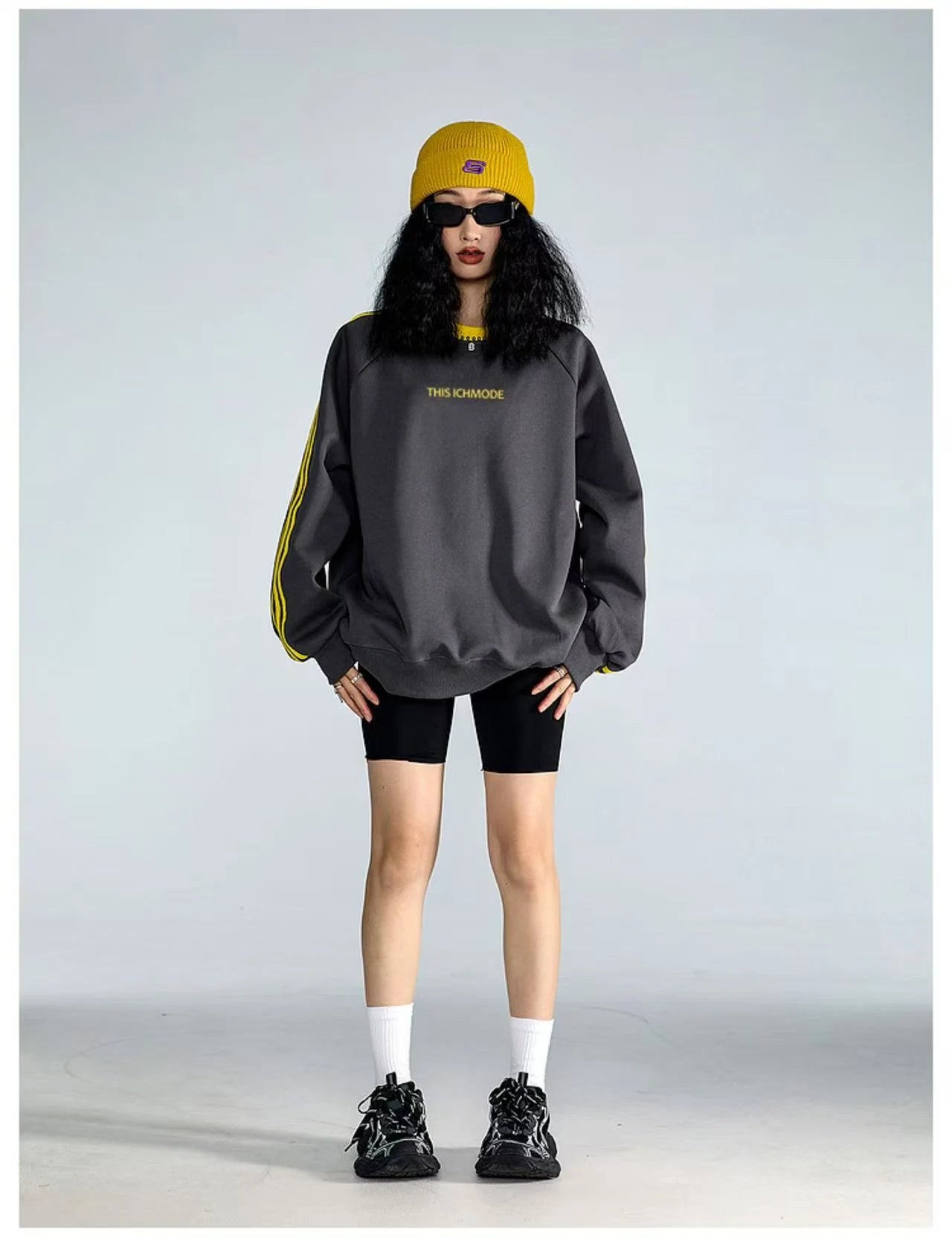 Vintage Stripe Relaxed Sweatshirt   OL1985