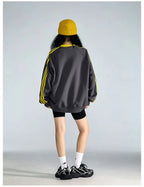 Vintage Stripe Relaxed Sweatshirt   OL1985