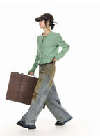 Mint Crop Knit Cardigan   OL1986