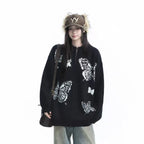 Butterfly Knit Cardigan with Relaxed Silhouette   OL1988