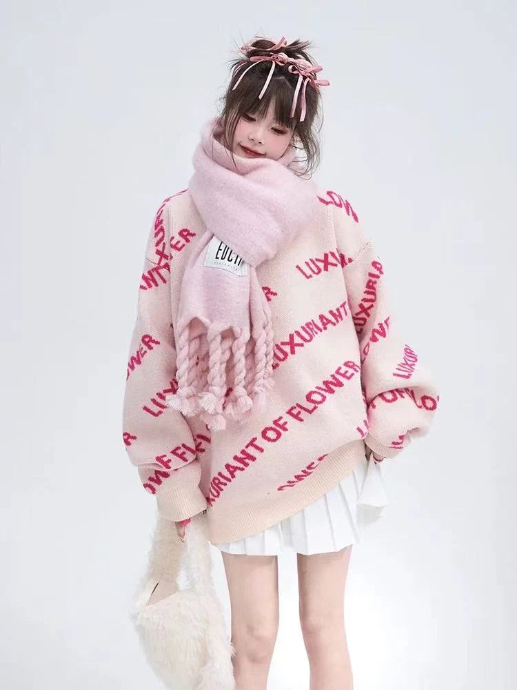 Soft Knit Pullover Sweater   OL2004