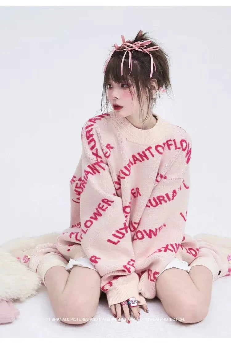 Soft Knit Pullover Sweater   OL2004