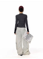 Vintage Layered Henley Long Sleeve Top   OL2010