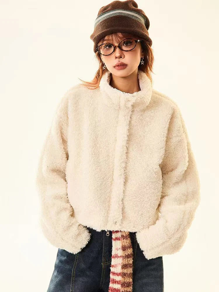 Reversible Dog Doodle Fleece Puffer Jacket   OL2024