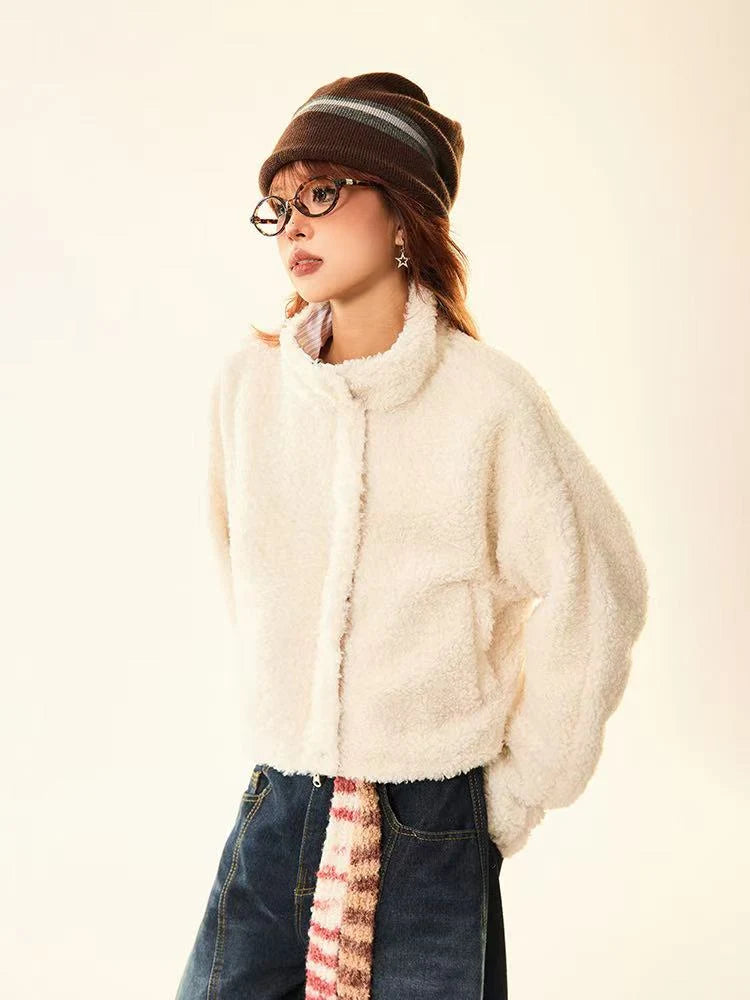 Reversible Dog Doodle Fleece Puffer Jacket   OL2024