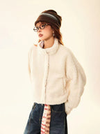 Reversible Dog Doodle Fleece Puffer Jacket   OL2024