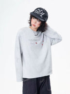 Rhinestone Star Letter Long Sleeve Tee   OL2039