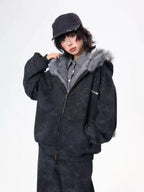 Starry Rabbit Ear Fleece Sweatshirt   OL2048