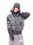 Vintage Panel Puffer Jacket   oliviora