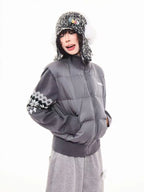 Vintage Panel Puffer Jacket   oliviora