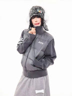 Vintage Panel Puffer Jacket   OL2058