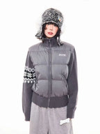 Vintage Panel Puffer Jacket   OL2058