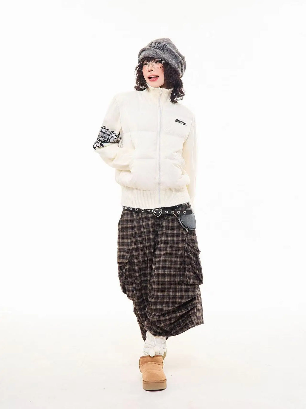 Vintage Panel Puffer Jacket   OL2058